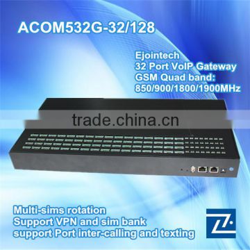 New Arrival!! Ejoin Goip 16 ports 128 sim GSM gateway voip machine with Human behavior