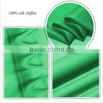 fashion import 108cm cloth chinese 100% natural silk chiffon fabric