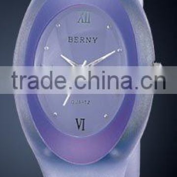 Japan movement customized logo plastic promotional watch
