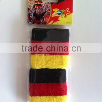 bob trading EURO 2016 GERMANY Custom Sport Terry Cloth Wrist Sweatband