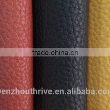 PVC Leather for Bag with Litchi Grain