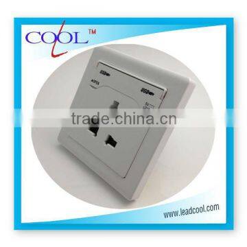 High quality wall socket with USB charger,2100mA