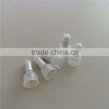 Clear nylon insulation end cap