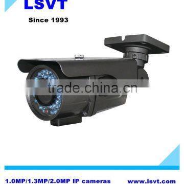 LSVT IP261 high configuration 1.0MP/1.3MP/2.0MP waterproof IP bullet cameras, with IR cut, POE, Support Onvif