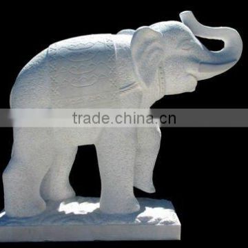 Elephant lying black stone statue DSF-T119