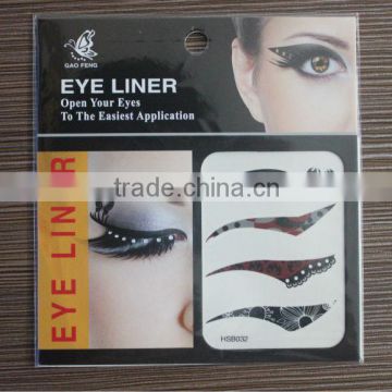 2016 best seller eco-friendly high quality sexy eyes tattoo stickes