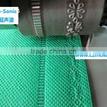 Ultrasonic sewing machine for shopping bag with less labours