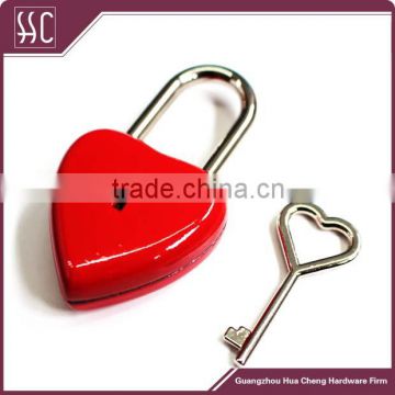 mini heart shape padlock