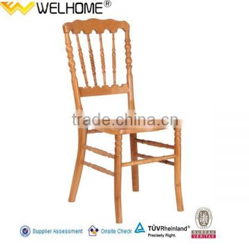 Natural Wooden Napoleon Chair For Dining 1005