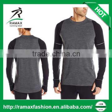 Ramax Custom Men Sport Running Dri Fit Long Sleeve Tops With Thumb Hole
