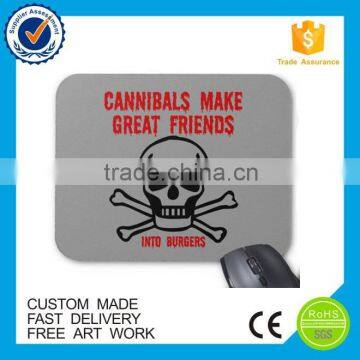 Customized skull logo gel gaming mouse pads