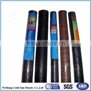 weed control mat ,ground cover,silt fence selvedge, pp woven fabric roll low price ,black color,chinese wholesale manufacturer