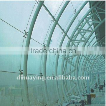 bend clear laminated saftety glass for building
