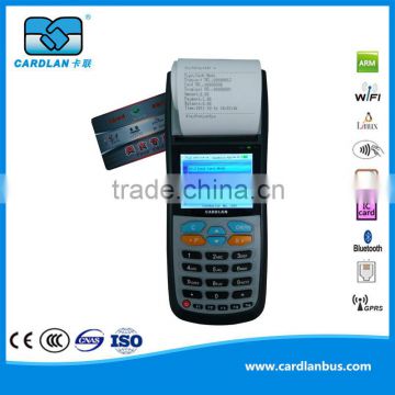 Linux Handheld POS Terminals with Built-in Thermal Printer, Support GPRS and WiFi