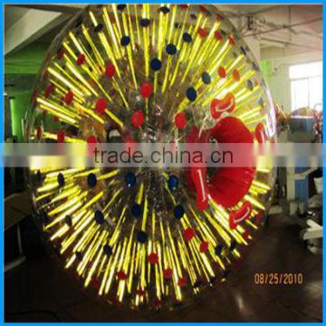 TPU fluorescent inflatable zorb ball track