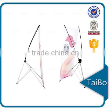 Foldable x banner stand for trading showes