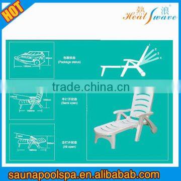 2014 foldable plastic beach chair