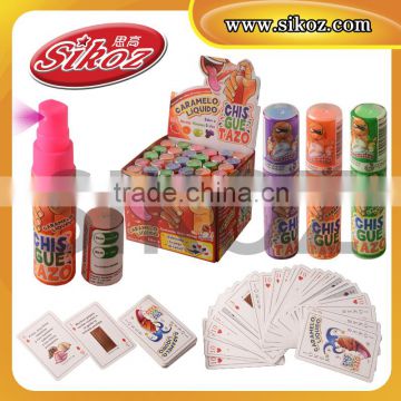 SK-A123 playing cards spray candy