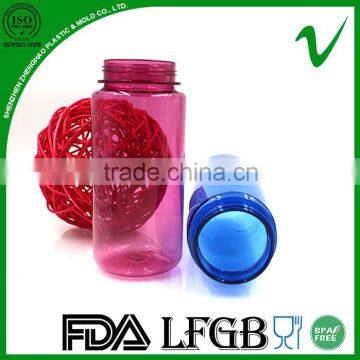 cylinder wholesale joyshaker heat resistant plastic bottle with top quality