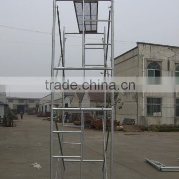 Linyi construction walk through scaffolding frame in competitive price