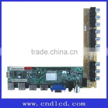 2HDMI VGA 2USB AV Univeral LED TV Main Driver Mother Controller Board