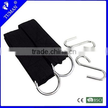 durable black heavy load hanging ribbon for hammock