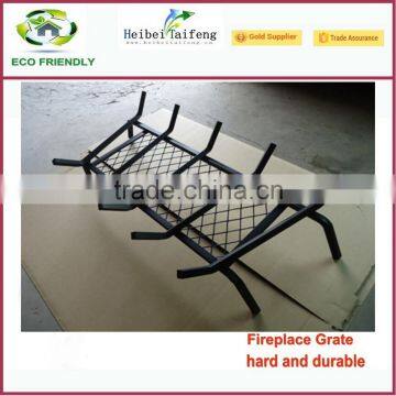 1/2" Steel Fireplace Grate with Ember Retainer, 23", 5 Bars