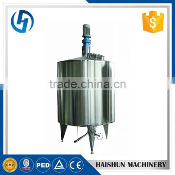 stainless steel mixing tank with top mixer (CE certificate)