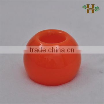 Sphere shape delicate round glass candle holder, wholesale in high quality