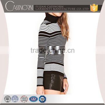 latest design stripes ladies sweater