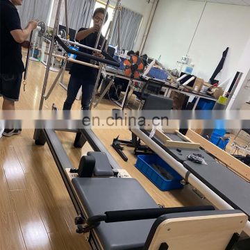 Bodybuilding  with High Quality Folding Pilates Reformer Of Aluminium Reformer Pilates Aluminium reformer with tower