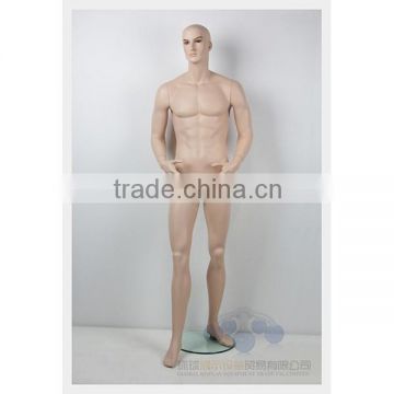 Factory price fiberglass skin color male mannequin on sale