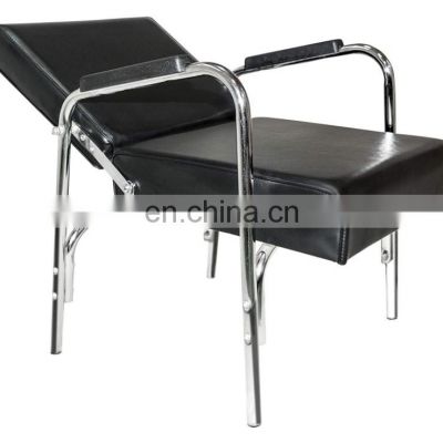 Professional Salon Furniture Auto Recline Shampoo Chair High Density Foam Cushions backwash shampoo unit chair