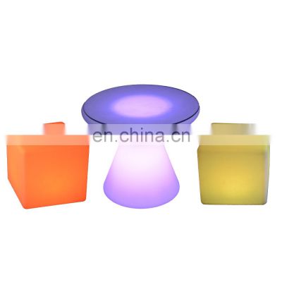 light up cube furniture remote control lighting 40cm cube chair event lounge club hotel furniture