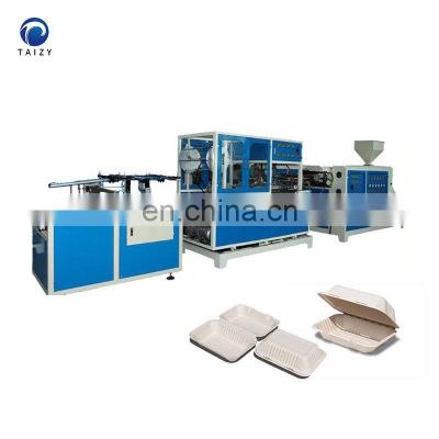 Automatic biodegradable tableware machine corn starch food container and box machine production line
