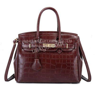 XSJ1863 Customizable Logo Women Leather Single Shoulder Bag