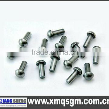 custom stainless steel round head rivet pin