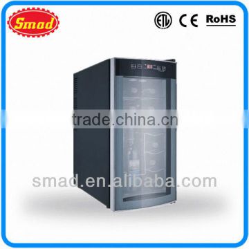 12 bottles touch screen wine cooler with CE/ETL/ROSH