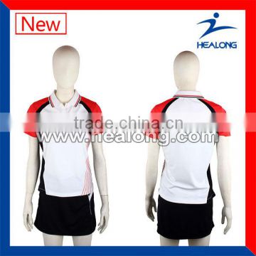 newest fashionable OEM service tennis uniform sets