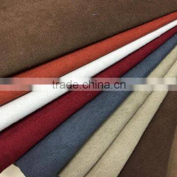 Suede Fabric/Sofa fabric/ Weft Suede Fabric With Kniting Backing/Suede Fabric