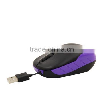New product 2015 retractable optical mouse sensor with original retail box