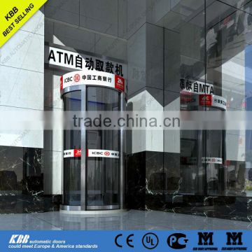 ATM security curved door with security glass, lock, CE certificate