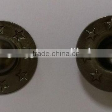 Fabric Use Metal Ring Snap Button