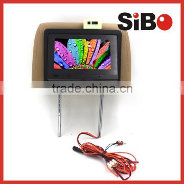 Ethernet RJ45 Taxi Headrest 7inch Advertising Panel PC