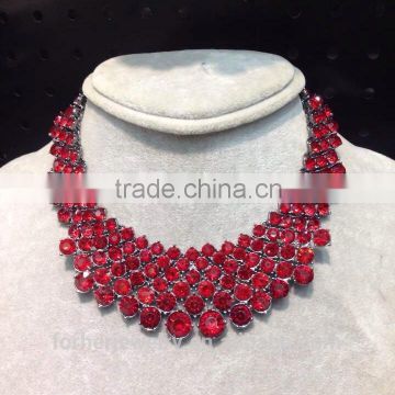 Hot selling fashion handmade chunky pearl necklaces SKA3724