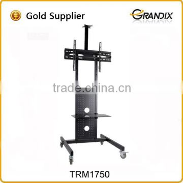 Mobile tv hanging brackets with wheels