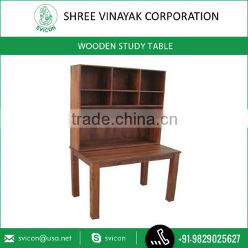 Wholesale Luxury Antique Big Bookcase with Wooden Study Table Design at Low Price