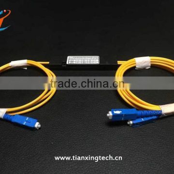 singal mode 1X2 ABS module FBT dual coupler with SC/UPC connector