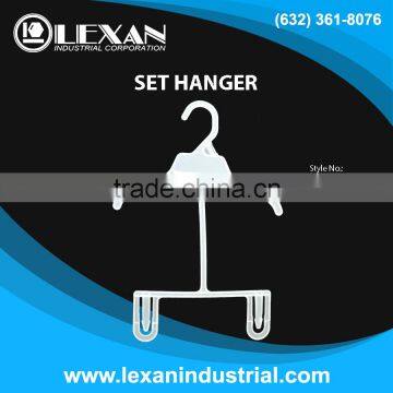 420 - 10" Set Hanger for Tops and Bottoms, Shirts and Shorts, Shirts and Pants (Philippines)