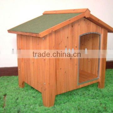 outdoor wooden dog kennel